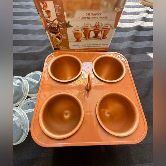 Copper Chef Copper Eggs as seen on TV non stick coating easy kitchenware cooking - Picture 5 of 6